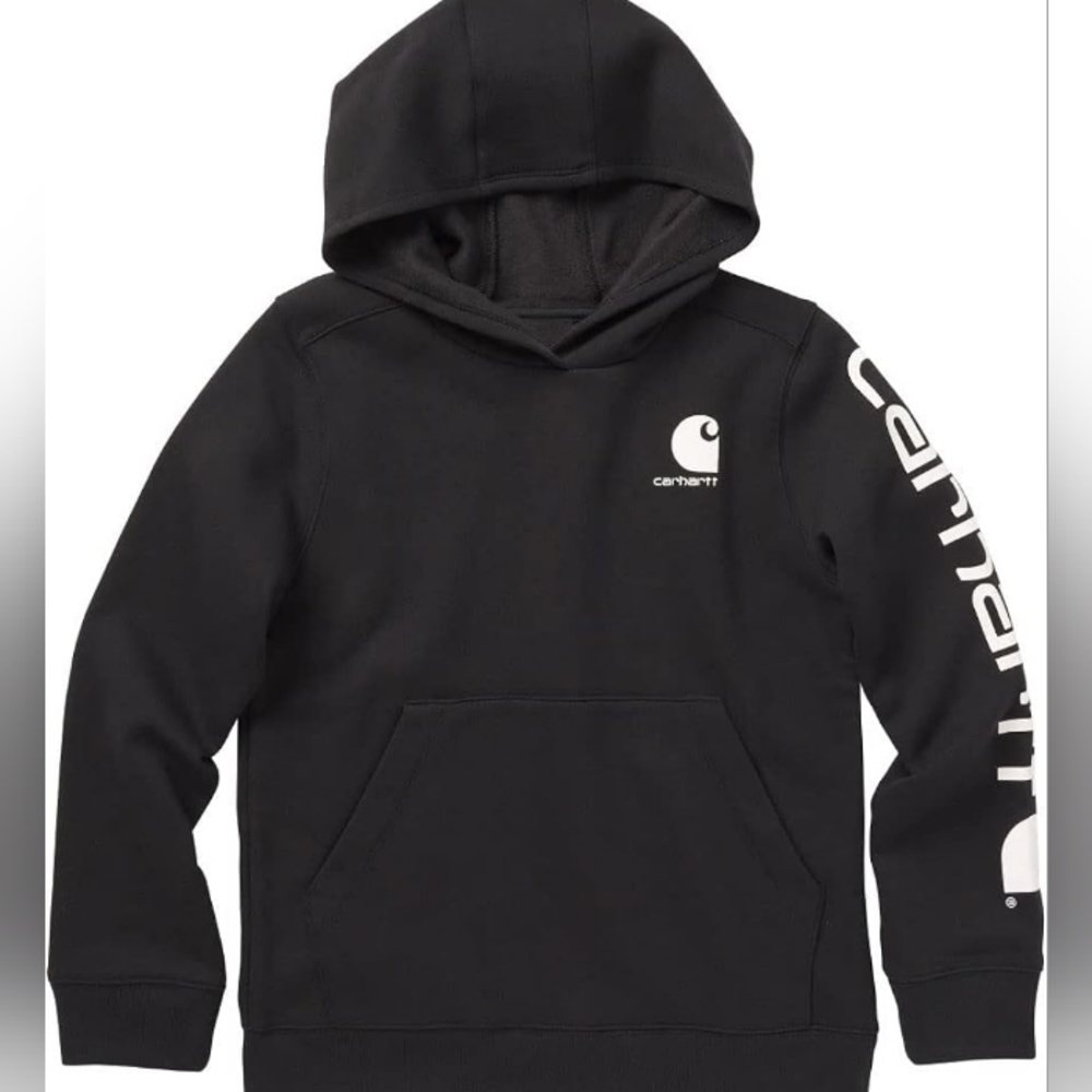 Carhartt LS Graphic Sweatshirt Boys S 8/10 Caviar Black